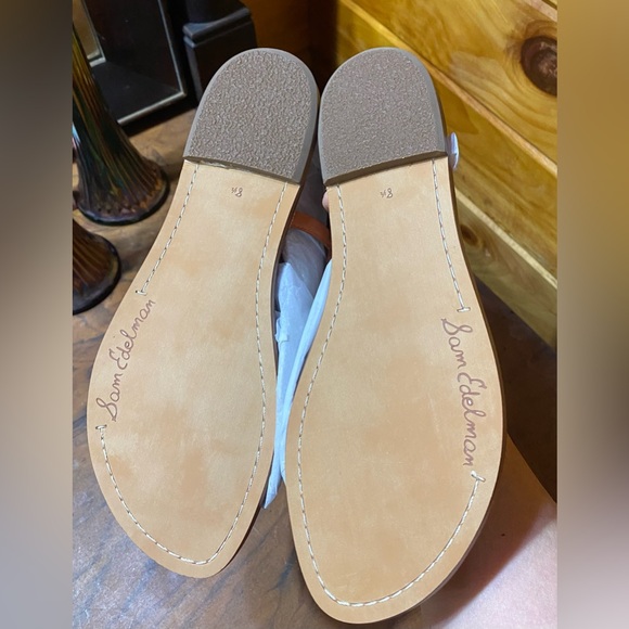 NWOB SAM EDELMAN LEATHER THONG SANDALS SIZE 8.5 - Picture 5 of 5